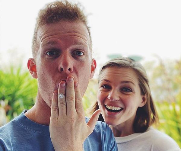 Adam announced his engagement to girlfriend Rachel in December 2019.