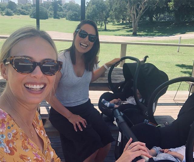Jayne and her [Channel Nine colleague Sylvia Jeffreys](https://www.nowtolove.com.au/parenting/celebrity-families/sylvia-jeffreys-peter-stefanovic-baby-photos-62712|target="_blank"), who gave birth around the same time as Jayne, had a cute playdate with their respective sons. The new mums were careful to adhere to the social distancing rules advised by health experts in the wake of the [coronavirus outbreak](https://www.nowtolove.com.au/tags/coronavirus-covid-19|target="_blank").