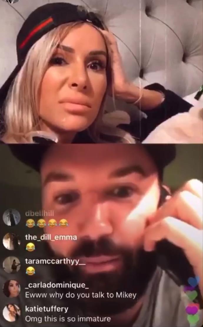 Stacey shared an Instagram live video that featured her friend, Anthony Hess.
