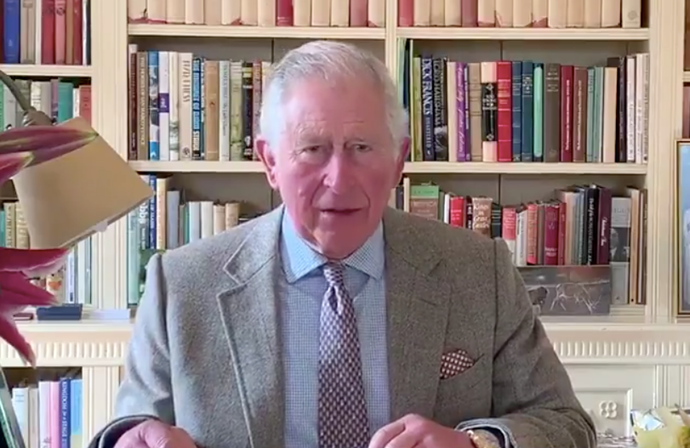 The Prince of Wales has shared a rare home video to discuss his experience with coronavirus.