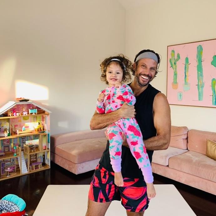 Sam is running free, family-friendly workouts from his own living room.
