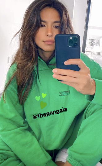 Like Penny, Pia Miller is clearly into green tones at the moment. We're obsessed with this monochrome set on the former *Home and Away* actress. Check out our favourite dupe below.