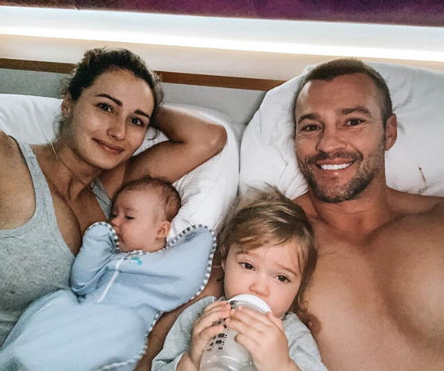 Holidays look a little different when you're a new parent! Kris and Sarah returned to their favourite hotel for a family break, this time with two new additions.