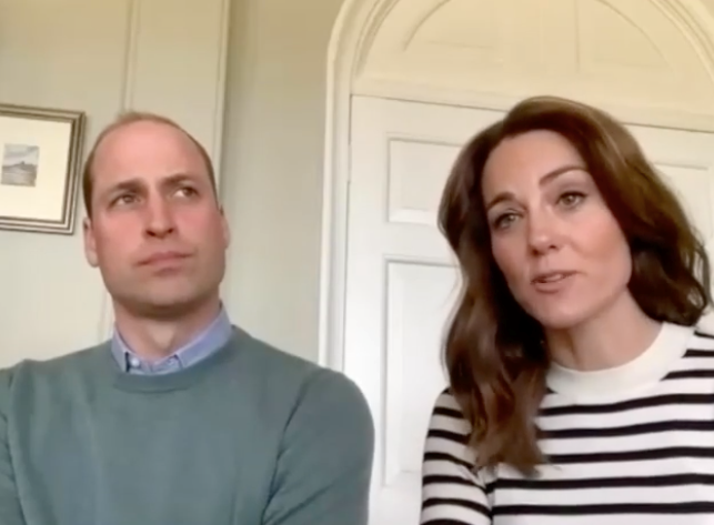 Kate and William opened up about their life in lockdown with their three young children.
