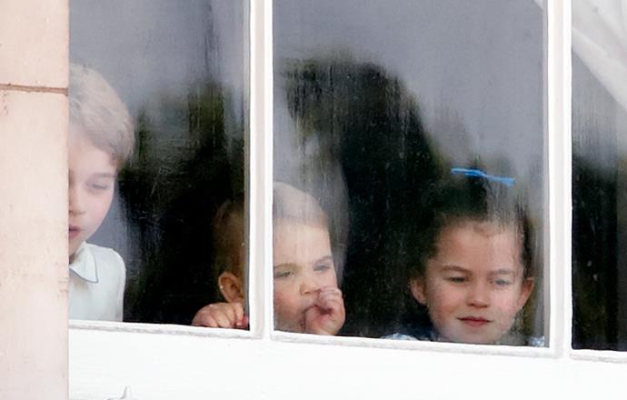 The Cambridge children are remaining in lockdown with their parents at their country home in Norfolk.