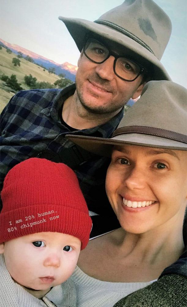 This family snap of Edwina, Neil and Molly is so precious.