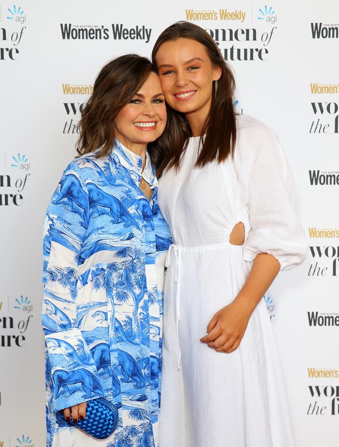 Lisa Wilkinson with daughter Billi at *The Australian Women's Weekly* Women of the Future Awards in 2019.