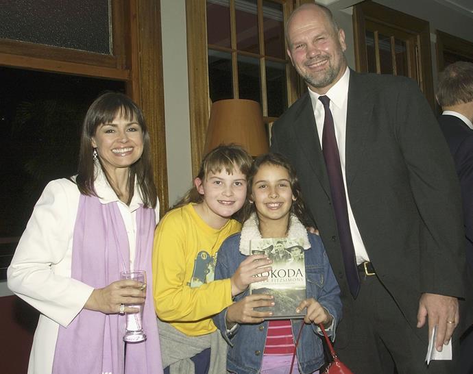 Lisa with husband Peter Fitzsimons at launch of his book *Kokoda* in June 2004.