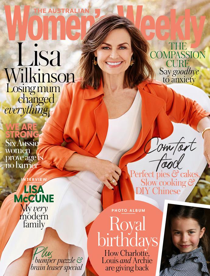 Lisa Wilkinson on the cover of the June issue of The Australian Women's Weekly, on sale now.