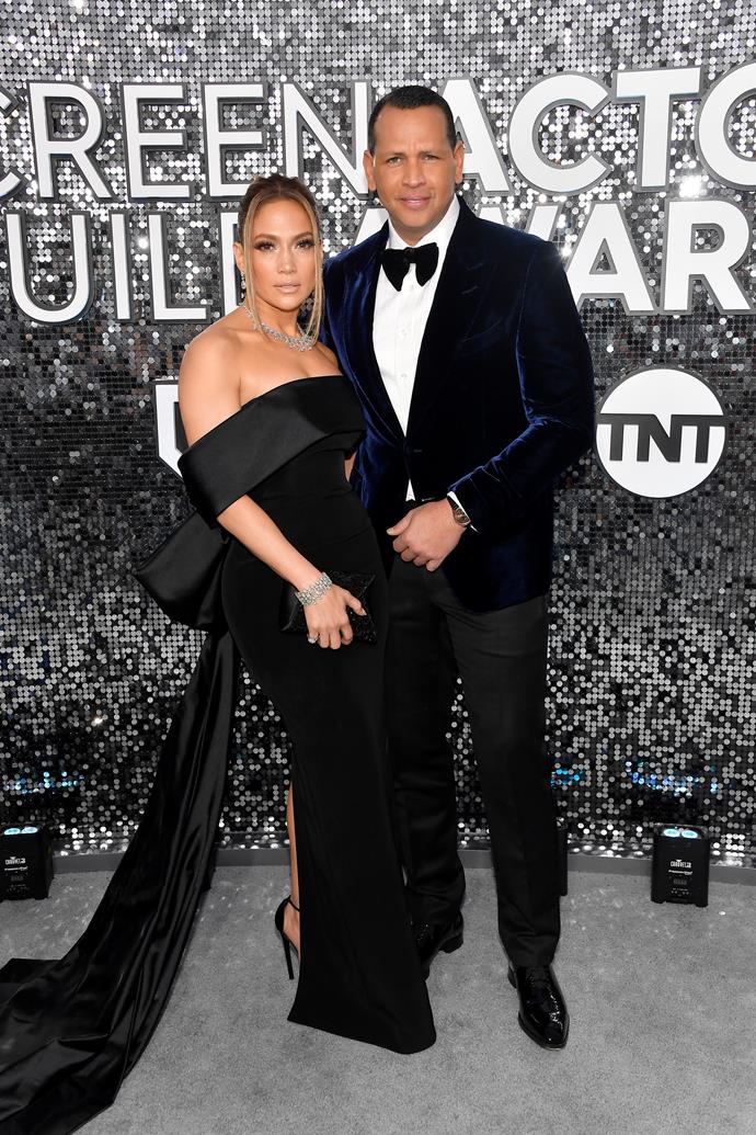 **J.LO and A-ROD**
<br><br>
[Meghan and Harry had dinner with the Hollywood A-list couple](https://www.nowtolove.com.au/royals/british-royal-family/prince-harry-meghan-markle-oscars-2020-presenting-62535|target="_blank") in Miami earlier this year, while in town to speak at a dinner hosted by US banking giant JP Morgan. 
<br><br>
According to *Page Six* witness, the two couples "got on really well with Jennifer and Alex, and spent some time chatting with them over dinner."
<br><br>
"J-Lo was overheard inviting the couple and their baby Archie to her and Alex's house in Miami to spend time with them and their kids."