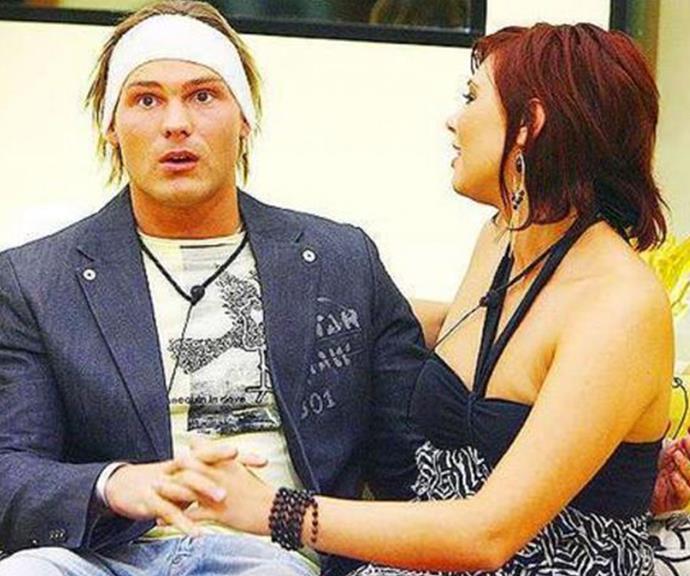Jamie and runner-up Camilla during the 2006 Big Brother finale. Jamie was just 22 at the time.