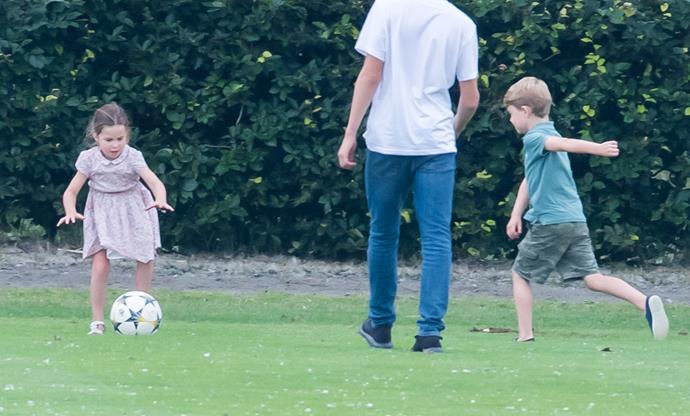 Kate and Wills' kids are also big fans of outdoor sports