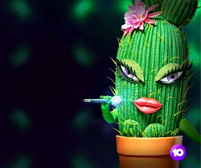 **CACTUS** <br><br>
Don't let Cactus' prickly exterior fool you, nothing is ever as it appears on *The Masked Singer.* <br><br>

"When they hear my voice, they'll be yelling 'You grow girl!'" she teases in her first appearance. <br><br>

Will this tiny clue give away Cactus' identity or will she make it to the pointy end of the competition?