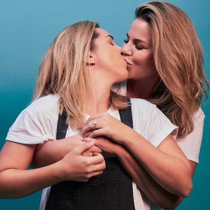 The pair have been together for about two years - and this is Fiona's second lesbian relationship.