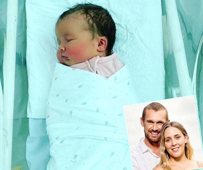**River Mae Pitman**
<br><br>
Now *that's* a stunning name! Most recently, *MAFS* season two star Jono Pitman and his fiancée Bec [welcomed their second child together](https://www.nowtolove.com.au/parenting/pregnancy-birth/mafs-jono-pitman-second-child-65291|target="_blank") with a title that will take your breath away - River Mae.
