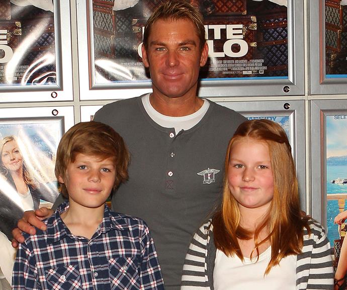Mini A-listers in the making! Jackson and his sister Brooke join their dad on the red carpet for a Melbourne movie premiere in 2011.