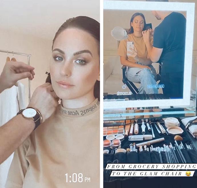 On Thursday, Jesinta took to her Instagram stories and made sure there were no close-up shots of her stomach.