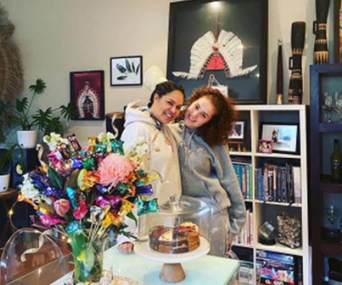 Christine Anu threw her daughter a post-exam party.