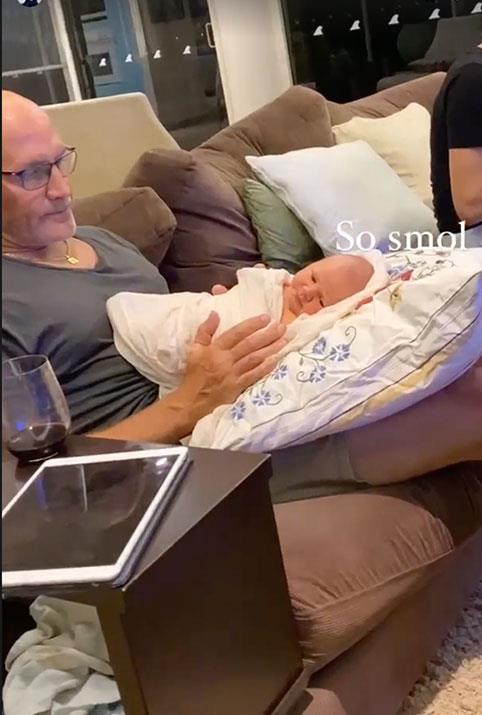Grant Kenny dotes on his grandson Taj.
