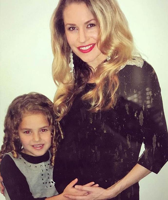 Rodger's wife, actress Renae Berry, pictured with a young Zipporah, shares an incredibly close bond with her stepdaughter and calls herself a "lucky step mummy" to have her in her life. "You light up the stage and our lives," Renae has mused of Zipporah.