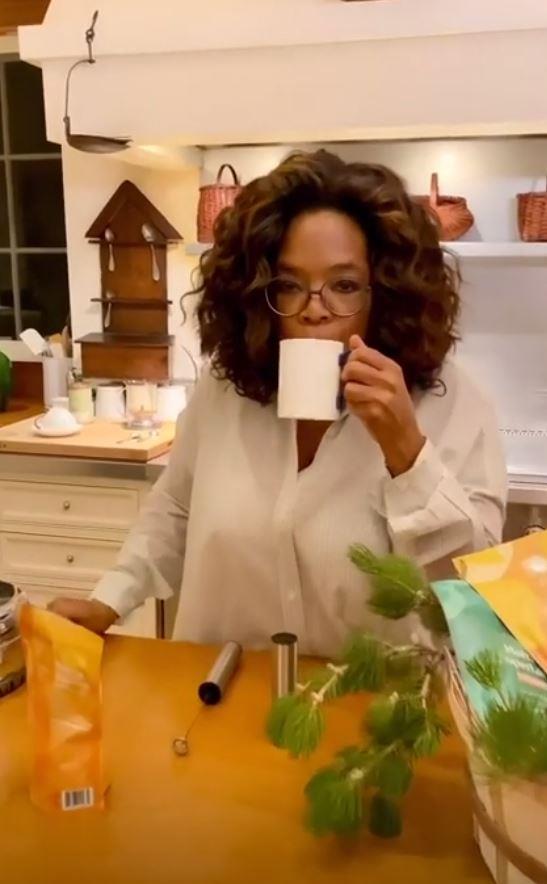 Oprah initially let the cat out of the bag by sharing one of her Christmas gifts from Duchess Meghan.
