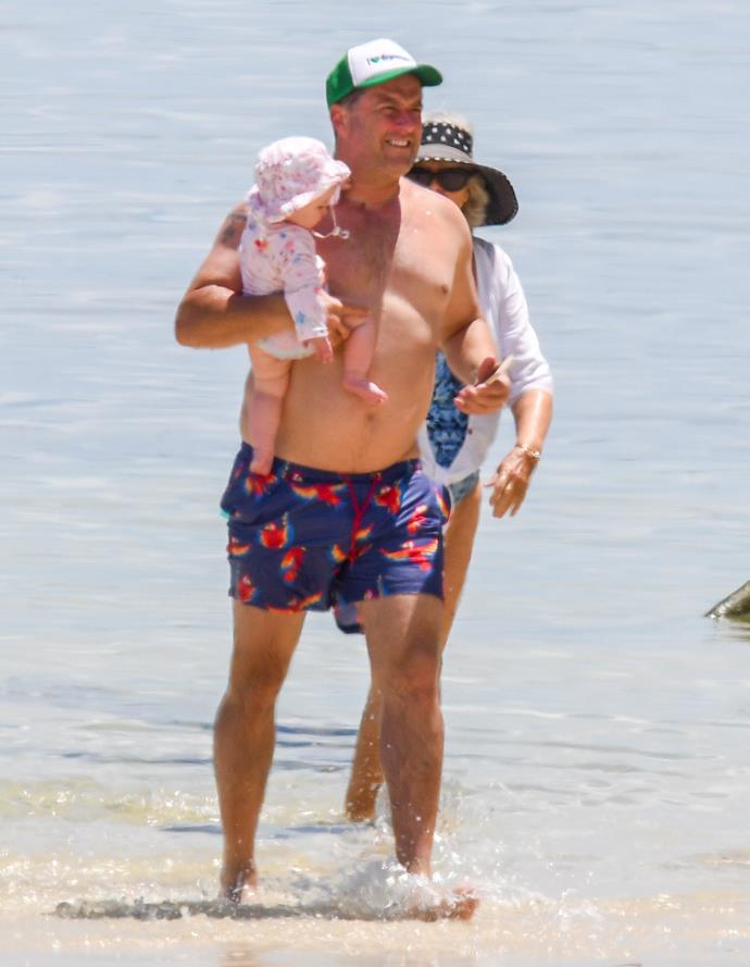 Karl is ever the doting dad - this is too cute!
