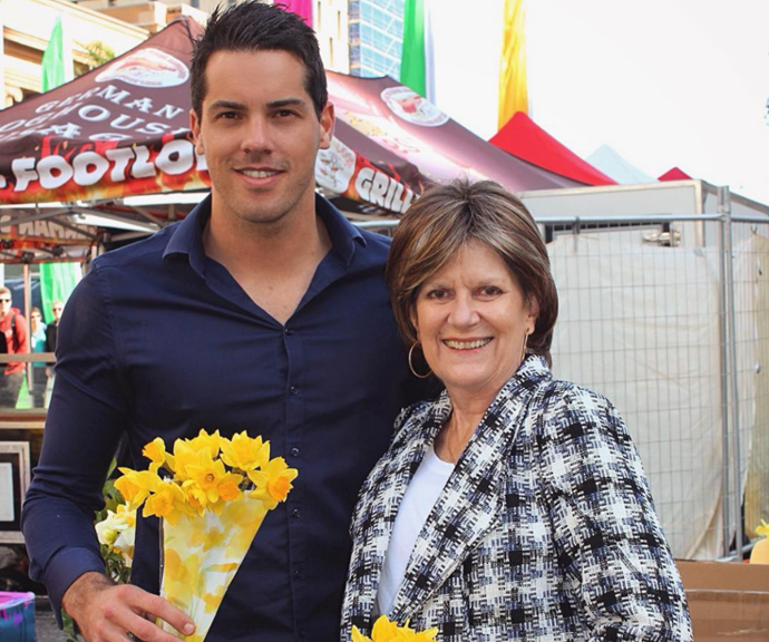 Jake became an ambassador for the National Breast Cancer Foundation following his mum's passing.