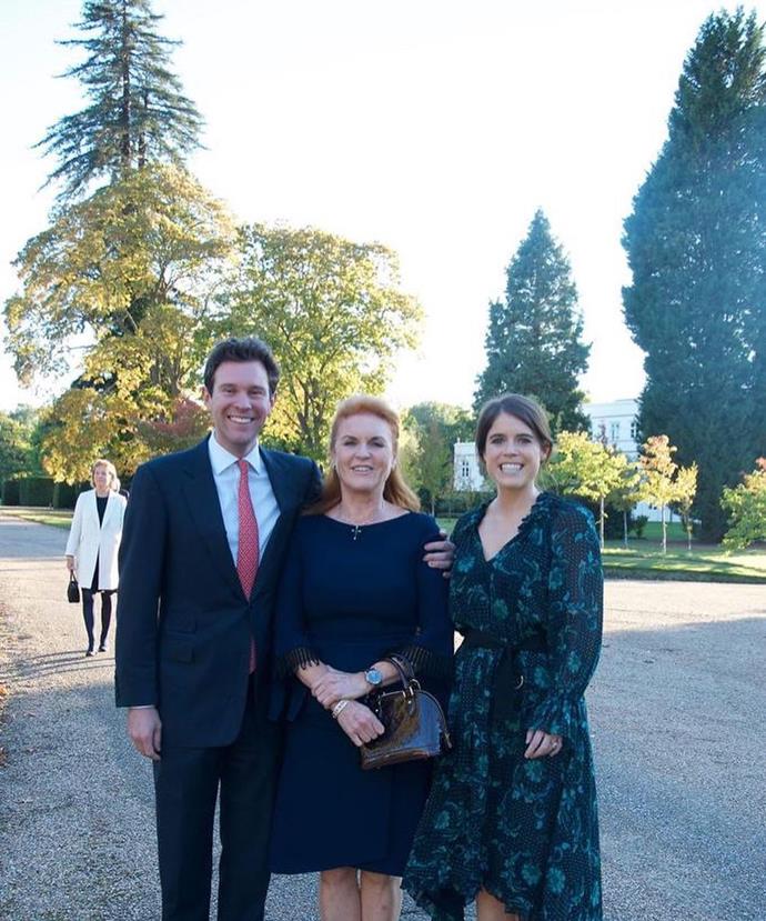 Eugenie's mother Sarah Ferguson also gave birth to her at the Portland Hospital.