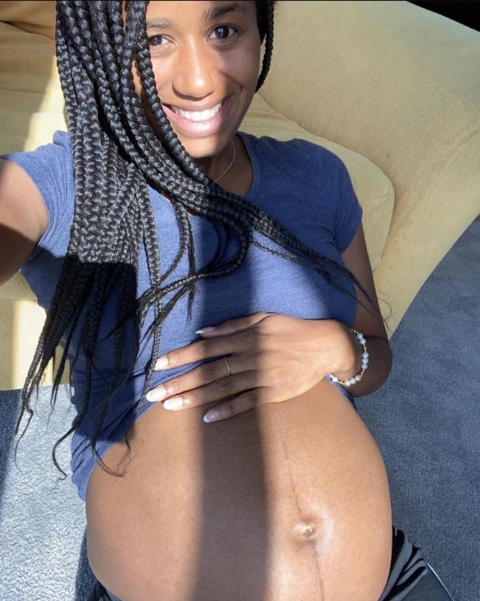 Mary has kept her followers updated with her pregnancy on social media.