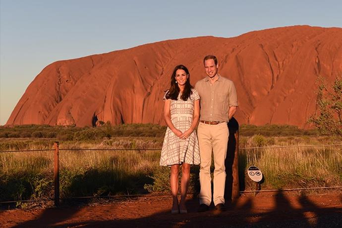 Make like Will and Kate and book a trip to the stunning red centre.