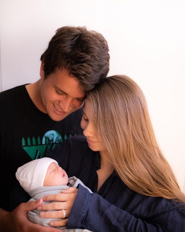 Bindi and Chandler were over the moon to welcome their new baby girl.
