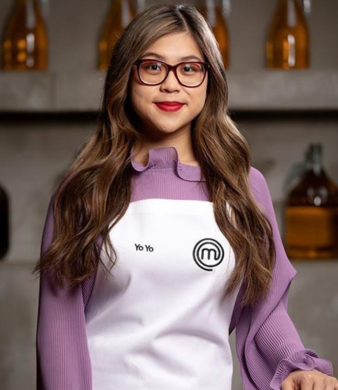 **YoYo**

At 19-years-old, YoYo aka Yonica is officially this years youngest contestant! She learnt all the basics of cooking from her mum, dad and grandparents.