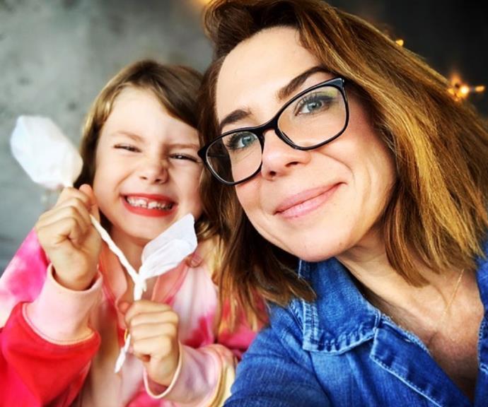 "I'm so glad she chose me. Because this.. Her.. It's everything.. ♥️♥️♥️ #mothersday2021," the former *Home And Away* actress confessed of her daughter Mae.