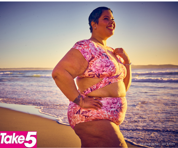 I loved taking part in Curvy Swimwear's campaign.
