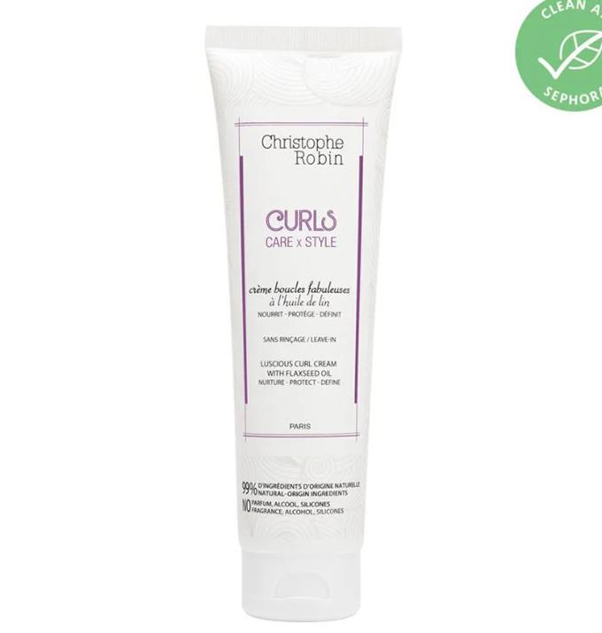 Sephora Christophe Robin Luscious Curl Cream With Flaxseed Oil, $48.00. [Buy it online here](https://www.sephora.com.au/products/christophe-robin-luscious-curl-cream-with-flaxseed-oil/v/150ml|target="_blank")