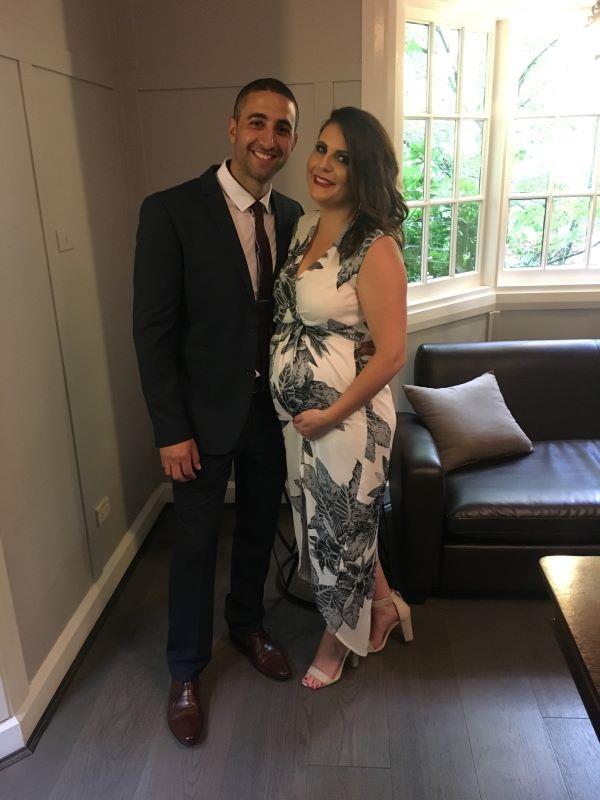 Adriana and Mark were so happy to announce they were expecting a baby.