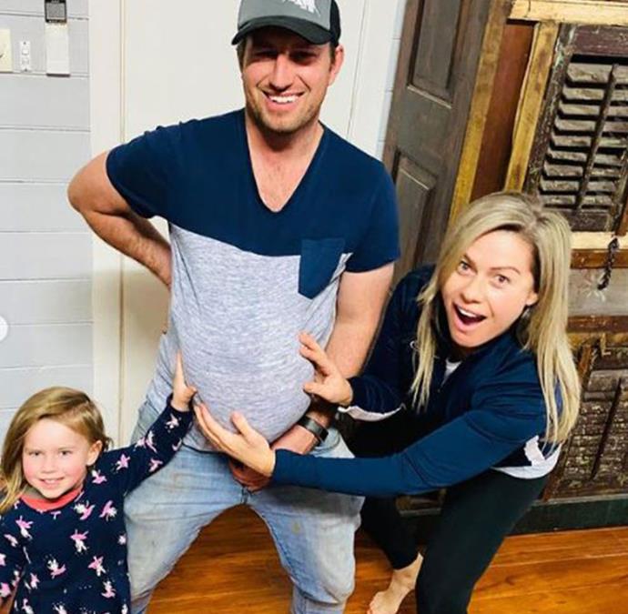 "Happy to announce we are expecting," the former *MAFS* groom captioned his announcement post.