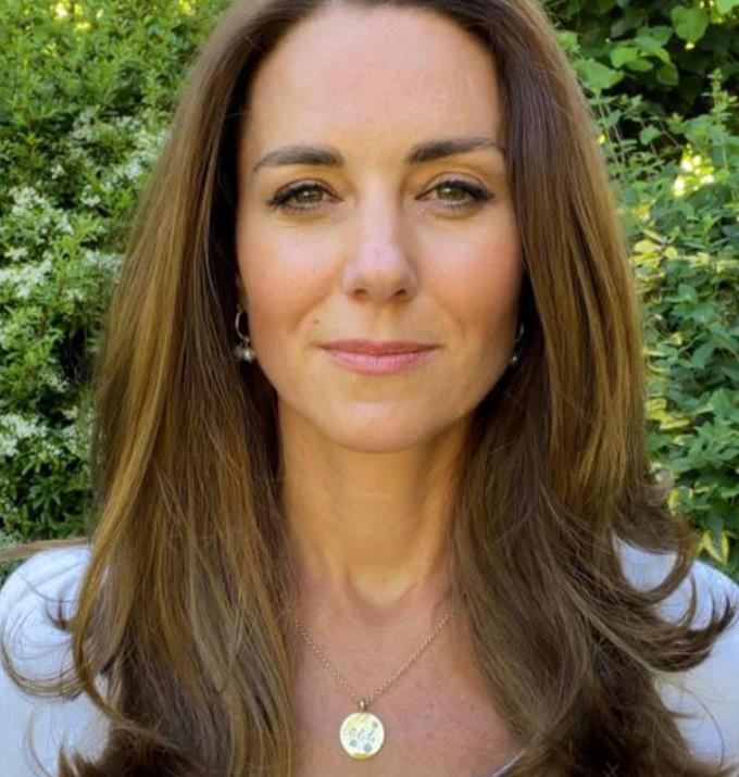 Kate looked stunning with the sentimental necklace.
