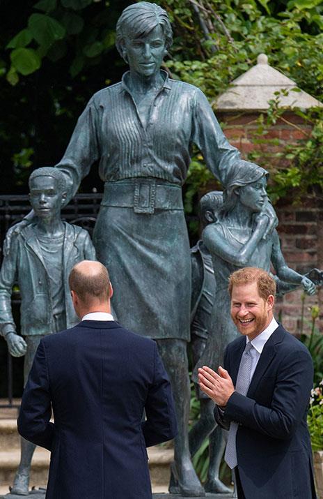 Prince Harry looked delighted with the end results.