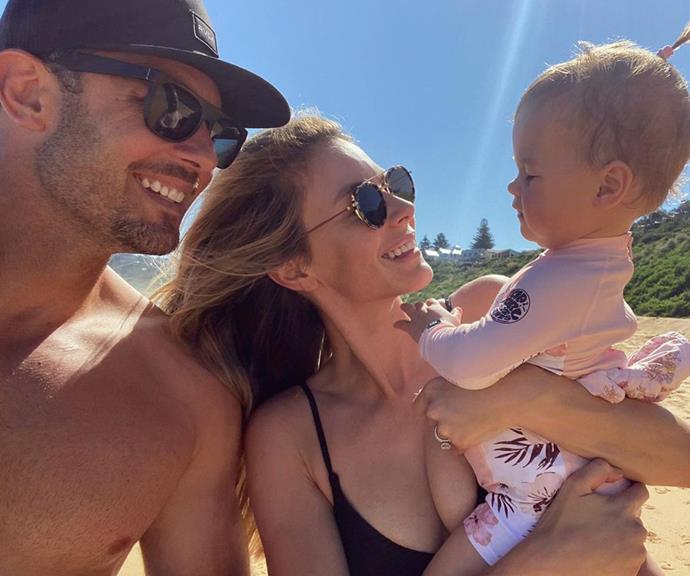 Family holiday time! Jen and Jake escaped to the beach with their daughter in the new year, kicking off 2021 with some family time in the sun. "Frankie girl made this year more special than I could've dreamt!"