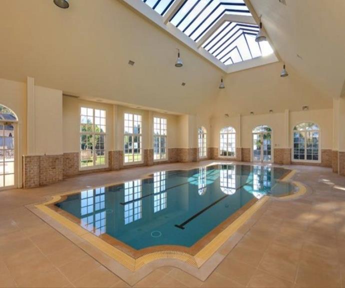 An indoor pool with a sky light, what more could one wish for?
