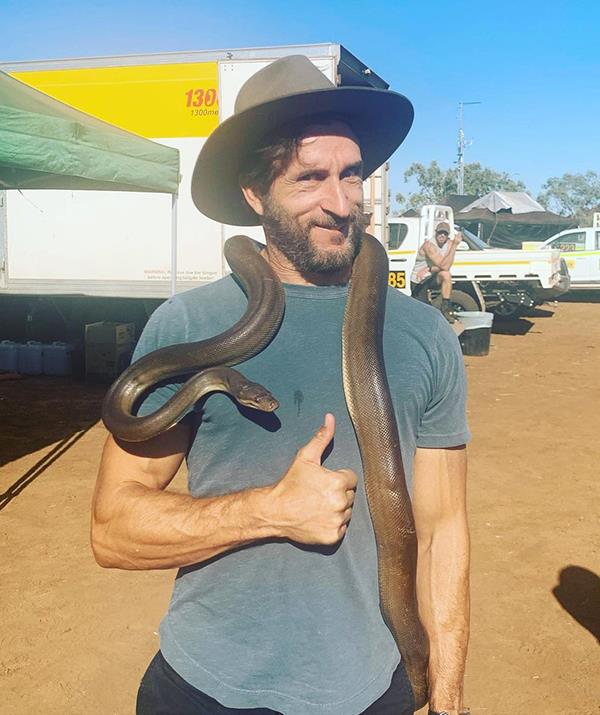 Host Jonathan LaPaglia revealed snakes were common sights during filming in Far North Queensland.