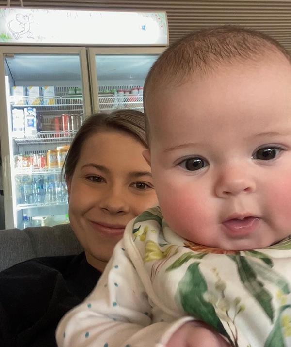 Talking about stealing the show! Bindi uploaded this adorable snap with her daughter on Tuesday, proving that little Grace is already getting the hang of social media. How has she grown so big already?