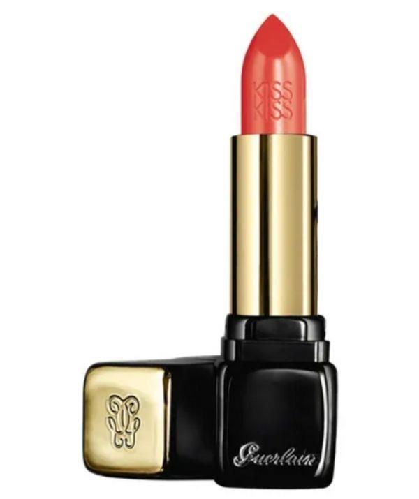 Shop KissKisss Shaping Cream Lip Colour Lipstick, $56.00 from Sephora [here.](https://www.sephora.com.au/products/guerlain-kisskiss-shaping-cream-lip-colour-lipstick-8200/v/344-sexy-coral|target="_blank") 
