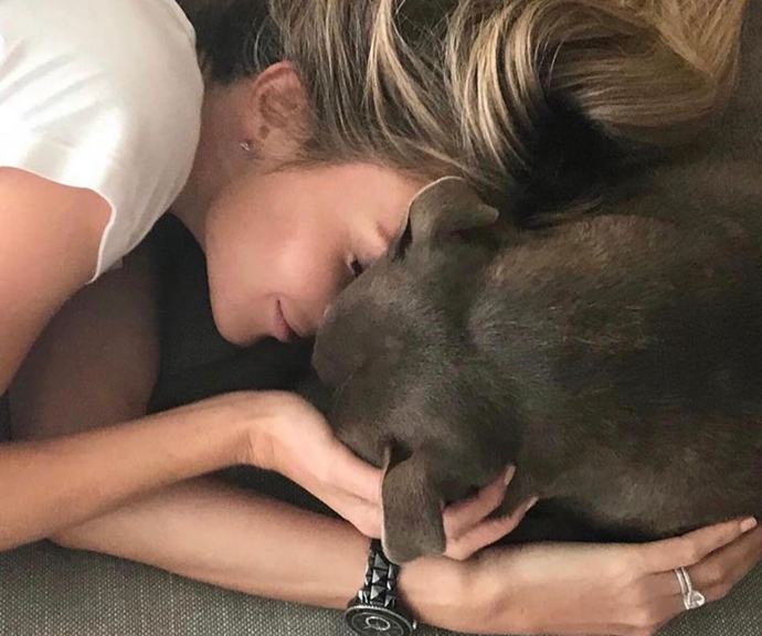 Jen says goodbye to her girl, Milly.