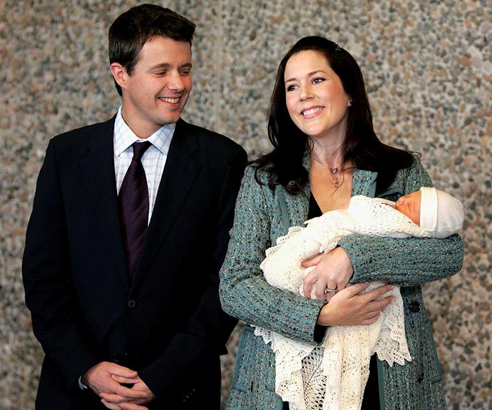 Princess Mary gave birth to her first son on October 15, 2005.