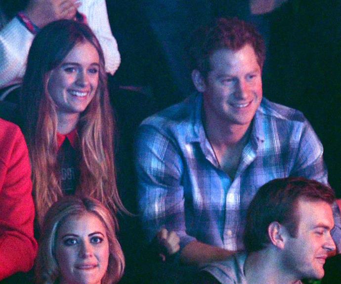 The actress dated Prince Harry for two years.