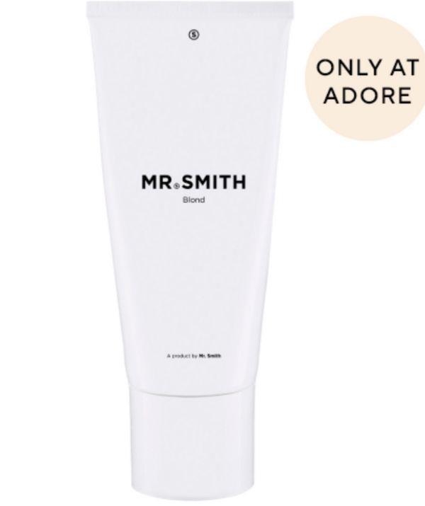 For dull, in-between dyes, blonde hair fight off brassy tones with Mr Smith's treatment mask, which will lighten your tresses.
<br><br>
Shop Mr Smith Blond, $50.00 from Adore Beauty [here.](https://go.skimresources.com?id=105419X1569321&xs=1&url=https%3A%2F%2Fwww.adorebeauty.com.au%2Fmr-smith%2Fmr-smith-blond-200ml.html&sref=https%3A%2F%2Fwww.adorebeauty.com.au%2Fmr-smith%2Fmr-smith-blond-200ml.html|target="_blank")