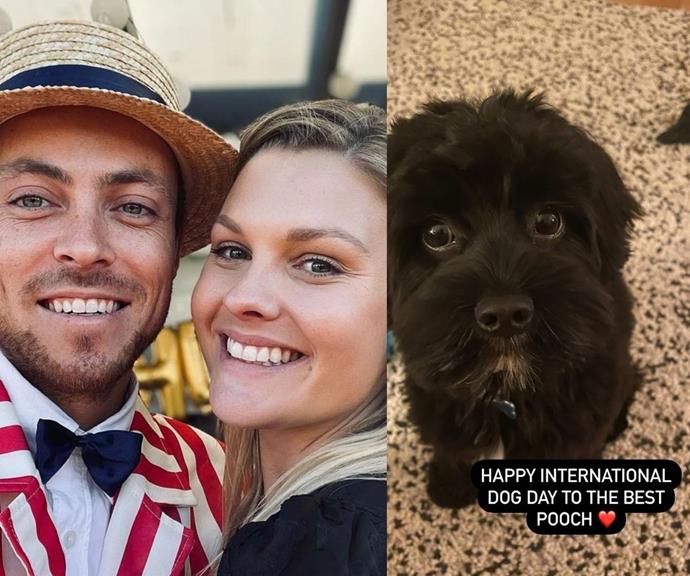 **Sophie Dillman**
<br><br>
Sophie posted a picture of her dog, Winnie, who she shares with boyfriend Patrick O'Connor. The black Cavoodle was a big [step forward](https://www.nowtolove.com.au/celebrity/home-and-away/paddy-oconnor-sophie-dillman-puppy-67052|target="_blank") for the couple earlier this year.