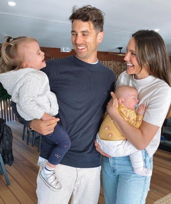 "Meet the Johnsons..... well, almost," Laura jokingly captioned this picture. We also want to know when Laura will become a Johnson - do we hear wedding bells?